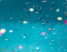 Bulles colorées abstraites